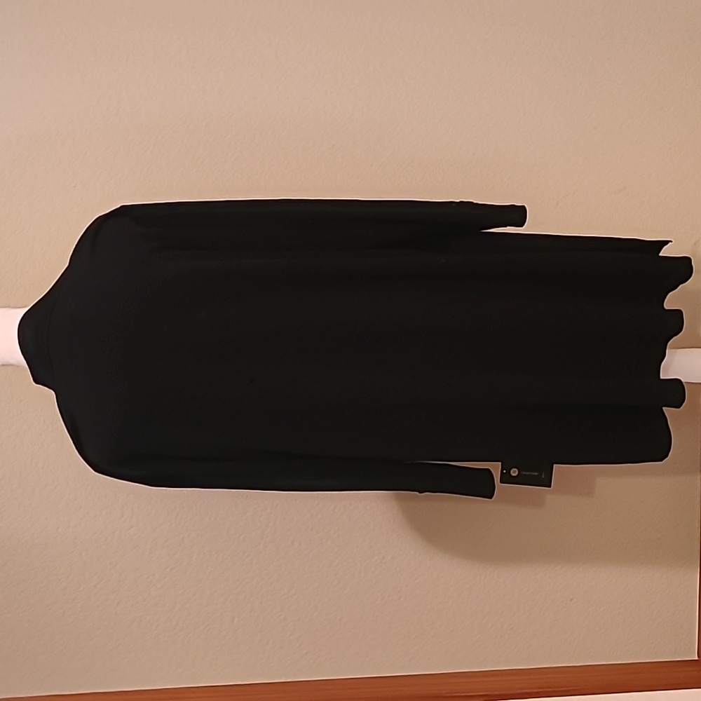 JM Collection Elegant Black  Women's Duster Size 1X - Picture 5 of 7